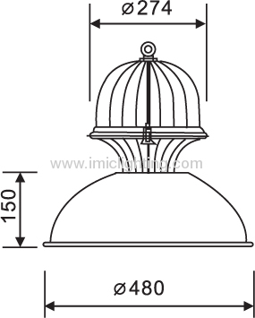 72W / 100W high power LED High Bay Light