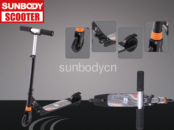 hot sale foldable adult kick foot scooter with two wheels