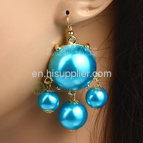 Large Imitation Pear Beads Drop 2013 J Crew Earrings Cheap