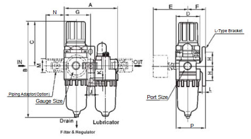 Air products big flow air units air unit air compressor accessory pneumatic component smc shako airtac AC5010-10