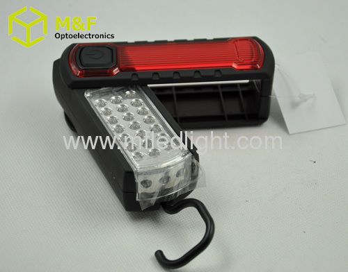 Ningbo 21+3 LED handy led working lamp with magnet and hook
