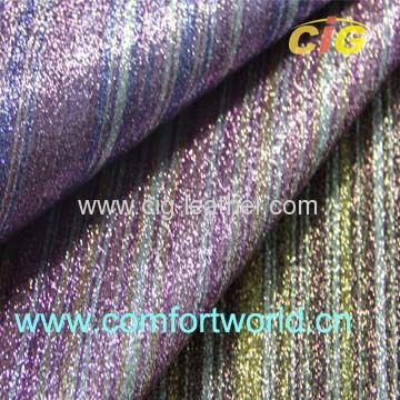 Artificial Leather For Furniture Decoration Flocking With Genuine Leather