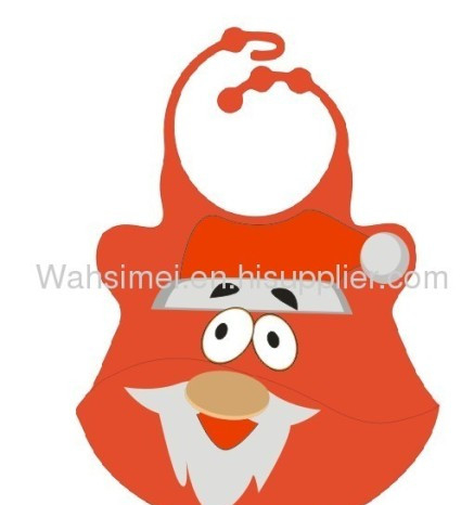 Custom cheap funny silicone baby bib for wholesale