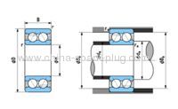 6000 series deep groove ball bearing