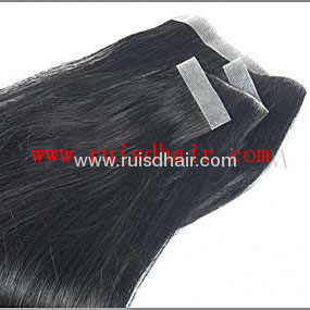 skin weft/PU weft (100% human hair weft)