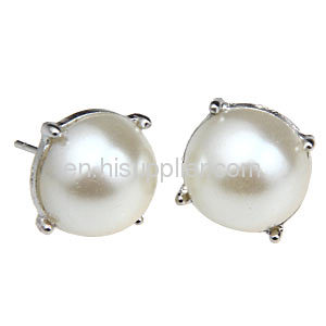 2013 Fashion Women Jewelry J Crew Cream Parl Stud Earring Sale