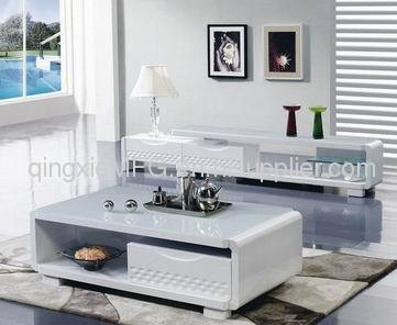 Qingxie Q6036 Modern simple style Glass/tempering glass TV stands Cabinets Tea table Sets