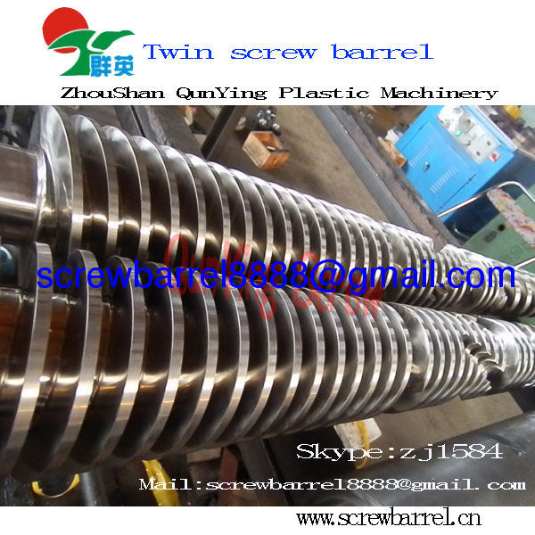 bimetallic conical twin screw and barrel