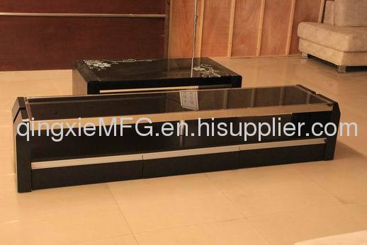 Qingxie Q6136 Modern simple style Glass/tempering glass TV stands Cabinets