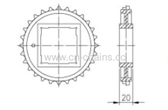 RW-YY-1100 Matching sprockets wheel