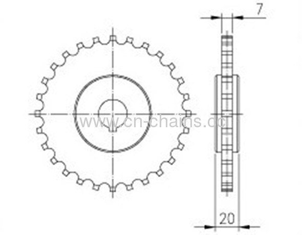 RW-YY-1200A flat modular plastic belt