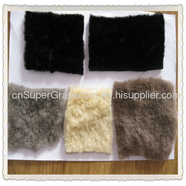 Genuine natural sheepskin fur shoe lining