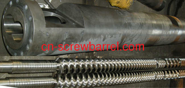 Parallel twin screw and barrel, BATTENFELD parallel twin screw dia135mm