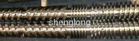 SJSZ Bimetallic conical twin screw barrel for pvc extrusion profile 