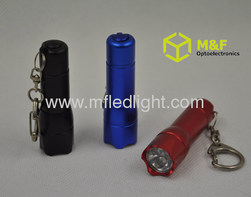Colorful promotion led key chain light with 18000MCD output