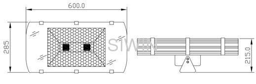 50° 120° LED Flood Lights Bridgelux Chips Meanwell Driver