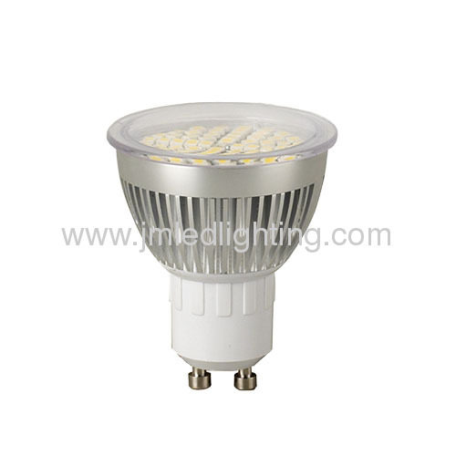 gu10 60smd 4.5w 420lm milk cover aluminium body