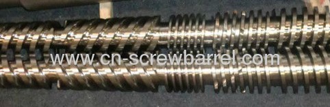 Zhoushan screw barrel conical type for upvc pipe extruder 