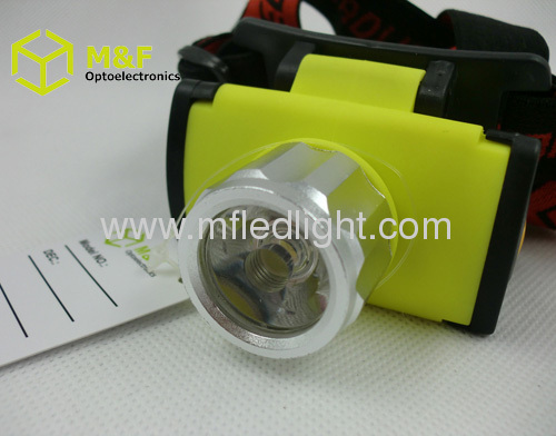 Aluminum 3Watt high power cree led headlamp