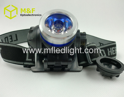 Plastic 1W high power coal miner lights