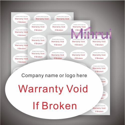 Custom Do Not Accept If Seal Is Broken,Breakable Tamper Evident Security Seal Labels