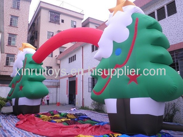 Inflatable Christmas Tree Arch, Christmas Decoration