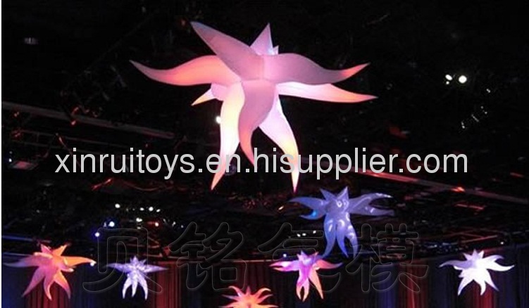 Full Colors Inflatable Decoration Lighting Star