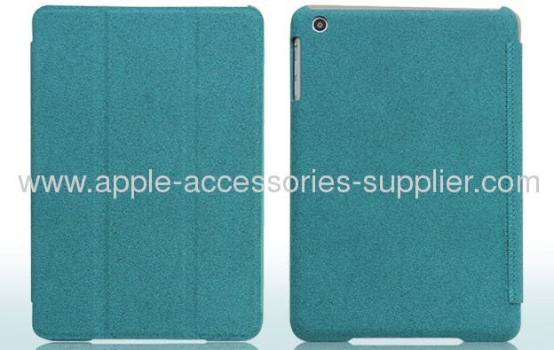 iPad mini cover 2 way folding case for iPad mini Slim leather case for iPad mini