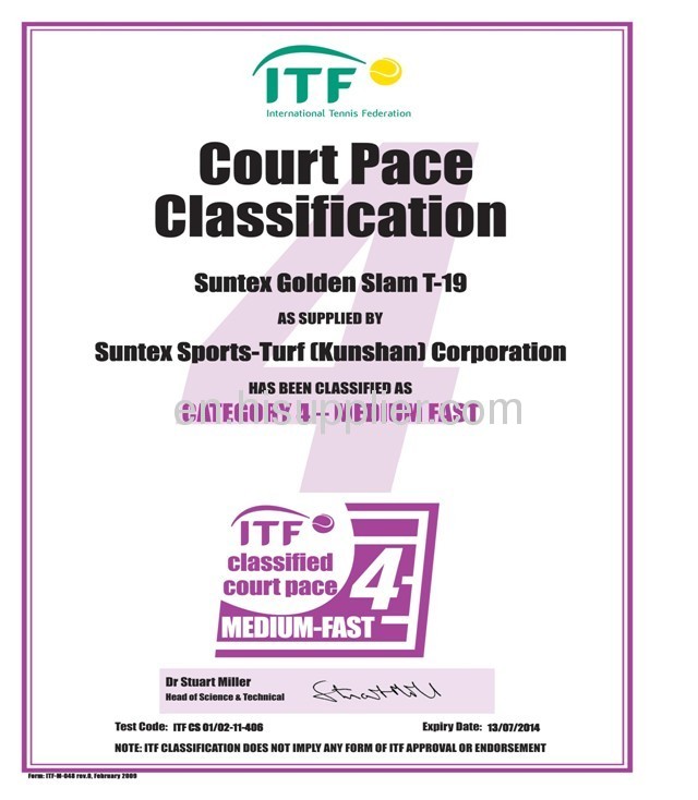 Suntex Golden Slam-T19 tennis artificial grass