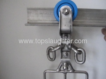 Slaughterhouse equipment line stainless steel trolley