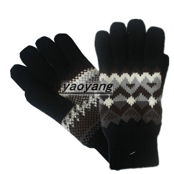high quality and best price mens warm knitted gloves