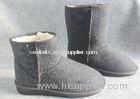 Fasion Ladies Indoor Comfortable Warm Wool Felt Shoes and Short Boots