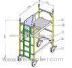 Painting Indoor, Outdoor Anti - Skid Multi Purpose Scaffolding / Scaffold Towers With Wheels Or Cast