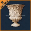 Beige garden decorative stone flower pots