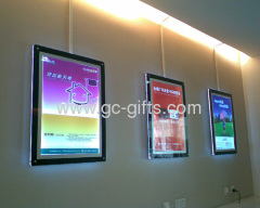 Acrylic led light boxes for poster display