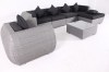 Outdoor rattan garden furniture patio design sofa set lounge