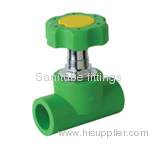 Brass ball valve for PPR pipe