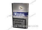 OEM Acrylic fiber optic Cigarette Display Box with custom logo, L55*W22*H90MM For business display