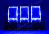 L300*W90*H190MM, clear / transparent Acrylic blue Crystal LED Light Box For Advertisement