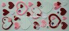 Cute Japan Style Love Heart Stickers 3D Dimensional Layered Fuzzy Stickers, Felt Wall Stickers