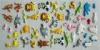 Customed Cute Animals Soft PVC Puffy 3D Foam Stickers Paper For Mobile, Doors Decoration