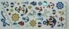 Hot Marine Blue Japan Style Shinning Dimond Foam Glitter PVC Stickers For Promotion Gifts