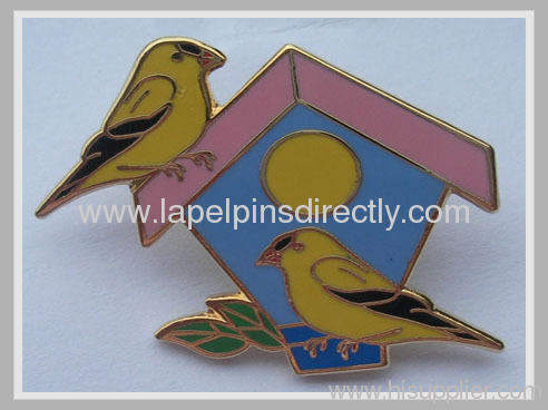 1.25Gold plating blank lapel pins 