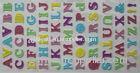 Custom Colourful Shinning 3D Dimensional Puffy Alphabet Stickers For Children Book Mark