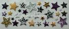 Custom Promotional 5 Horn Star Clear Epoxy Colored Star Stickers, Fridge Stickers Don-toxic Design