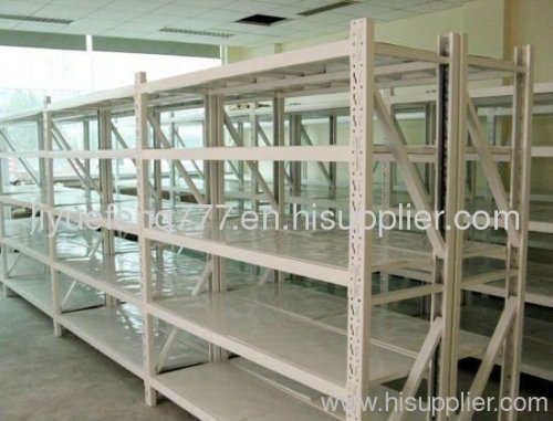 Medium duty industrial shelves