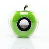 3.5mm Audio Cable Green Portable Apple Portable Speakers With SD Card For Cellphone / Laptop