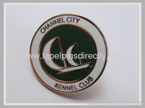 Custom made lapel pins with Antique brass plating 