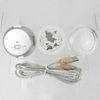 Powered USB Hub / Mini Color Light With Led Lights / Silver Portable USB Hubs With 3 USB Ports For