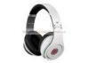 White Closed - Back 3.5mm Audio Studio High Definition Monster Beats Wireless Headphones, Headset